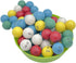 Plastic Bingo Balls, 3/5 inch Multicolored | 75 Count, Perfect for Bingo Nights, Raffles, and Lost Ball Replacements