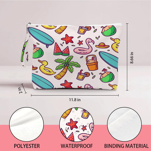 Summer IAXIC Wet Dry Bag, Wet Bag for Swimsuit, Diaper Sunscreen Large Zipper Pouch Waterproof Pouch, Beach Bags