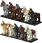 ALiquid Custom Minifigure Horse Set for Lego Minifigures - 10 Pcs
