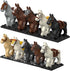 ALiquid Custom Minifigure Horse Set for Lego Minifigures - 10 Pcs