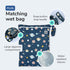 51" Heavy Duty Baby Splat Mat for Under High Chair | Includes Wet Bag | Premium Washable Toddler Mat | Baby Led Weaning
