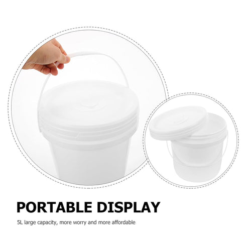 Portable Round Diaper Wipe Holder - A Convenient Bucket for Bathroom Wipes
