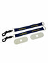Chubuddy Navy Chewy Holders Set of (2) – Durable, Washable Chew Toy Tethers for Sensory Kids, Autism, ADHD
