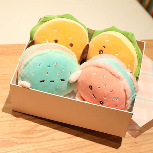 Goylmc (6") Hamburger Plush Toy - Hamburger Stuffed Toys - Cute Food Plush Pillow - Room Decor Holiday Birthday