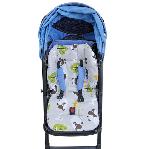 High Chair Cushion, Soft and Comfortable Baby High Chair Pad, Light and Breathable, Grey Background Sheep Pattern