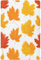 Caikeny Halloween Fitted Crib Sheet for Boys Girls Colorful Autumn Leaves Baby Crib