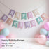 Bapukzy Set 1 First Birthday Decorations for Girl - Complete Party with High Chair Banner, Party Hat, Number Balloon