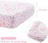 4-Piece Set Sets Crib Bedding for Baby Boys Girls, Infant Toddler Nursery Baby Bedding Includes Cartoon Quilt, Fitted