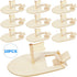 Amersumer 10 Pcs DIY Toy Wood Boat Craft Kits - Mini Wooden Sailboat Kits for School Projects, Make Your Own Sailboat