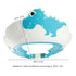 Naroote Portable Dinosaur Kids Shampoo Cap - Soft & Lightweight Bath Cap (Blue)