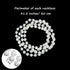 Hicarer 24 Pcs White Faux Pearl Necklaces, Bulk White Beaded Necklaces 31.5 Inch for Women Girls