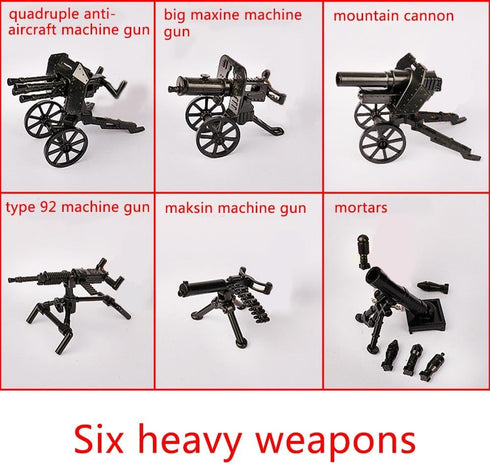 8 PCS SWAT Police Figure, Special Forces Mini Military Action Figure with Weapons and Accessories Building Blocks Set