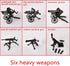 8 PCS SWAT Police Figure, Special Forces Mini Military Action Figure with Weapons and Accessories Building Blocks Set