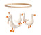 Geese Crib Mobile,Hunting Nursery Decor,Goose Mobile,Neutral Nursery Decor, Felt,Natural cot Mobile, Duck