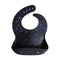 mushie Silicone Baby Bib, Adjustable Fit Waterproof Bibs (Planets)