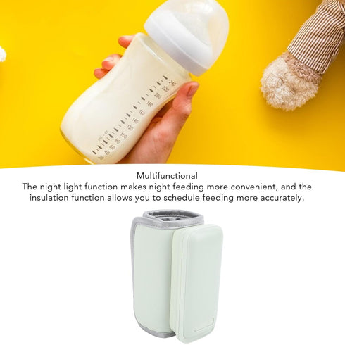 LICAEVEY Bottle Warmer with Accurate Temperature Display, Fast Heating Precise Temperature Control Portable Bottle