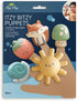 Set 5-Piece Set 4 1 6 Itzy Ritzy Finger Puppet Bath Toy Includes Soft Finger Puppets & Water-Squirting Bath Toy Fun