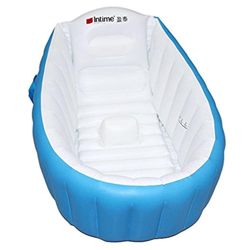 SuperLi Inflatable Baby Bathtub, Kid Infant Toddler Infant Newborn Inflatable Foldable Shower Pool