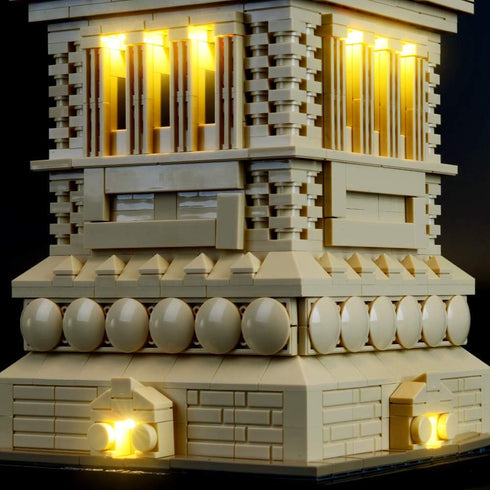 BRIKSMAX Led Lighting Kit for Architecture Statue of Liberty - Compatible with Lego 21042 Building Blocks