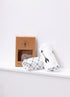 Muslin Swaddle Blanket, 2 Pack Unisex Soft Silky Gender Neutral Receiving Blanket, 47 x 47 Inches, Black and White