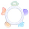 Baby Teething Ring Toys Frozen Silicone Teethers for Babies 0-12 Months, Soft Sensory Design