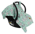 Dear Baby Gear Car Seat Canopy, Premium Infant Car Seat Cover, Breathable Canopy for Boys, Gray Elephants