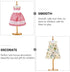 EXCEART 20 Pcs Model Stand Dress Form Mannequin Doll Holders, White Plastic Clothing Display for Fashion Dolls