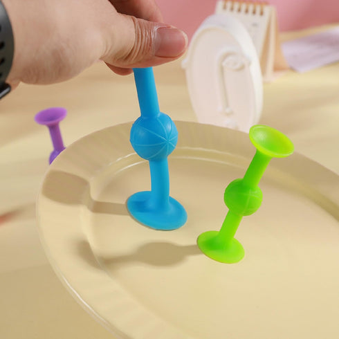 12 Set 1-3 4-8 Suction Bath Toys for Baby, Piece Starter Suction Cup Toys Stocking Stuffers Preschool Sensory Fidget
