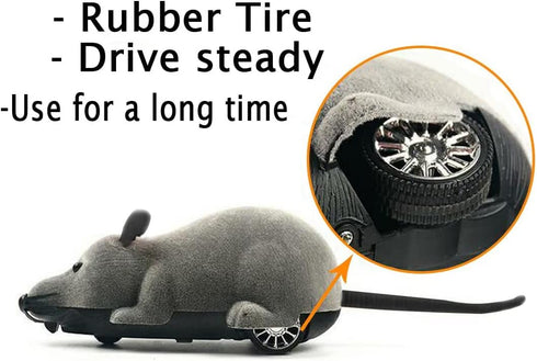 Greatstar Wireless Remote Control Rat Toy - Electronic Mouse - Best Gift for Cats, Dogs, Kids & Curious Children