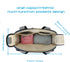 MEYTEILAY Diaper Bag Tote Baby Changing Bag Large Baby Bags for Mom Multifunction Travel Nappy BagBalck