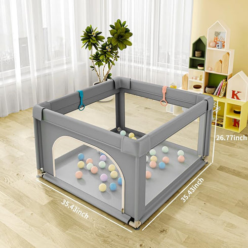 36" x36") Baby Playpen, Play Pens for Babies and Toddlers, Mini Baby Fence Play Area,Safe Anti-Fall Play Yard