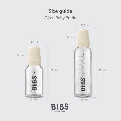 Set. Set, BIBS Bottle Kit - Part of Mix and Match with BIBS Glass Bottles in Different Sizes, Bottle Kit Color - Part