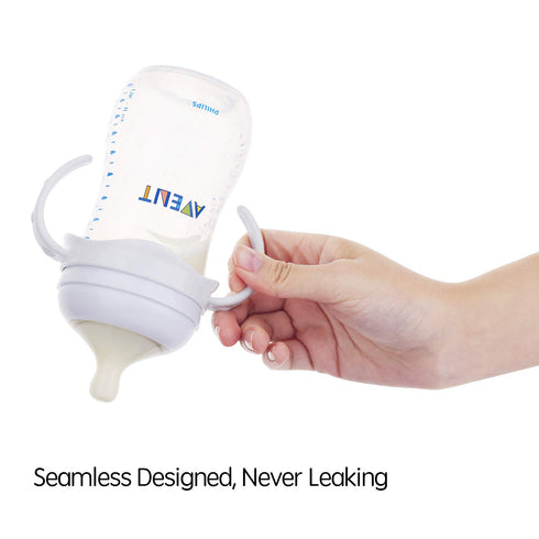 2 Count Compatible Baby Bottle Handles for Philips Avent Natural Baby Feeding Bottles