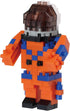 nanoblock Space - Astronaut Onboard Pressure Suit, Collection Series Building Kit