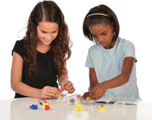 25 48 3-6 8+ Thames & Kosmos Motors & Generators Science Kit | Guided STEM Experiment Lessons | Page Color Student