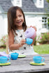 Set, 4C 17 Communication Green Toys Tea Pink - Piece Pretend Play, Motor Skills, Language & Kids Role Play Toy. No BPA