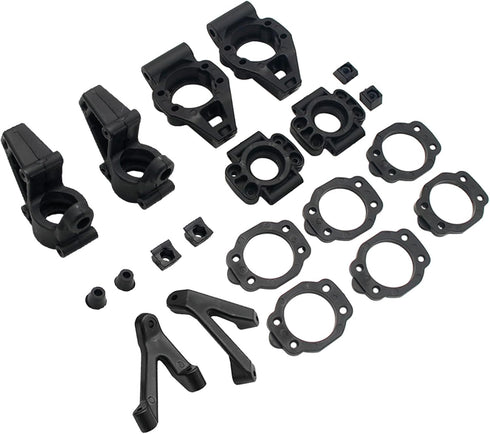 Nylon Front and Rear Hub Carrier Kit for 1/5 HPI ROVAN Baja KM 5T 5B 5SC ROFUN RC Car Parts