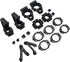 Nylon Front and Rear Hub Carrier Kit for 1/5 HPI ROVAN Baja KM 5T 5B 5SC ROFUN RC Car Parts