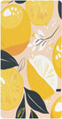Bseiialft Lemons Black Leaves Crib Sheets for Boys Girls Soft and Breathable Cotton