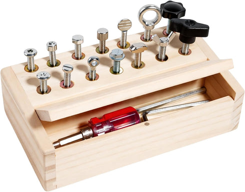 Set,Montessori 3 4 5 Set,Sensory INIFEIDALA Kids Tool Educational Toys for Year Old,Montessori Screwdriver Board