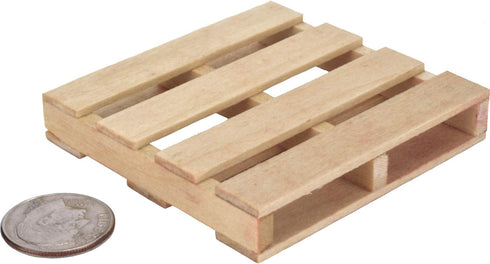 Acacia Grove Mini Red Bricks with Pallet, 100 Pack, 1/12 Scale