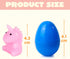 24 JOYIN Pcs Easter Prefilled Eggs with Mochi Squishy Toys, Kawaii Stress Reliever Squishy Toy for Easter Theme Egg