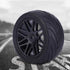 RC Car Tyre, Universal 1/10 RC Car Wheels for Crawler Vehicle Tyres, Remote Control Vehicle (Black)