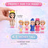 Liberty Imports Little Career Toddler Dolls with Dresses, Girls Imaginative Pretend Play Mini Small Dolls with Outfits