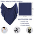 Set OWLOWLA Newborn Swaddle Stretch Wrap Swaddle Receiving Blanket for Baby Boy Girl(Navy Blue)