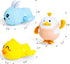 Set 3 1 2 3 Easter Basket Stuffers - Easter Gifts for Kids - of Wind Up Bath Toys - Easter Egg Fillers - Floating Pool