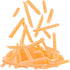 Zhanmai 30 Pieces Fake French Fries Artificial Realistic French Fries Simulation PVC
