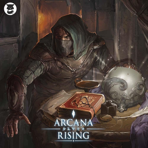 Grey Fox Games Arcana Rising Board Game, 20-60 Minutes, 1-6 Players, Study The Mystic Arts to Become The Archmage!