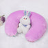 DILIMI Baby Car Seat Cover and Nursing Pillow Cover for Girls, Purple Floral