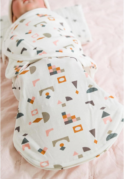 Infant Baby Swaddle Blanket - Safe Infant Sleep Zip Swaddle (ToyBlock Print Sleepsack 1PACK)